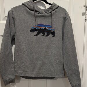 Patagonia Hoodie with Bear Design